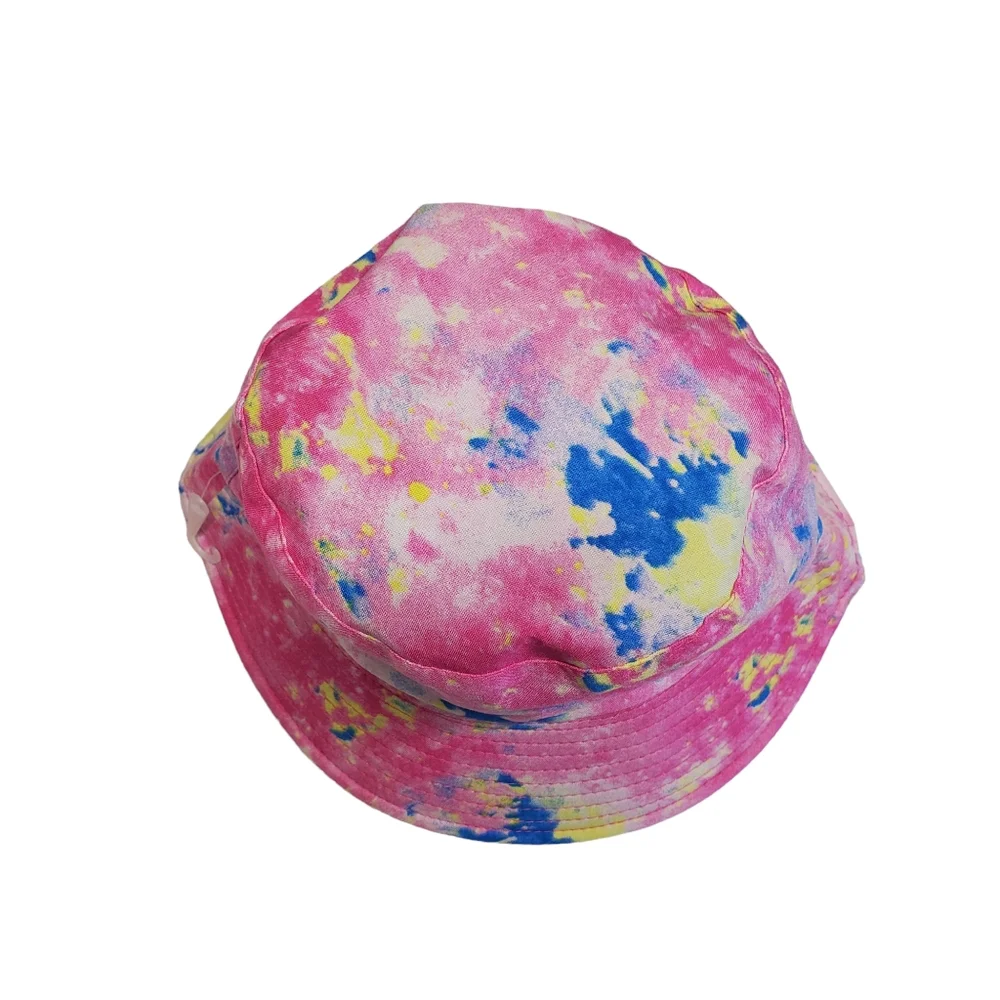 NWOT Girls Bundle Tye Dye Bucket Hat & Hair Bows 5 Pack